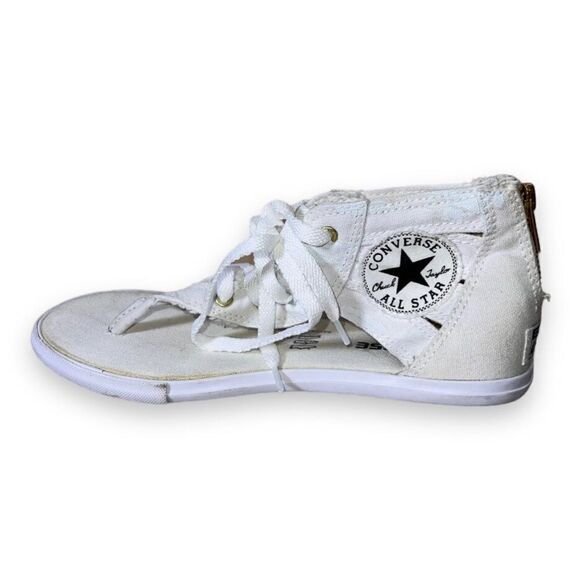 Converse Chuck Taylor CT Gladiator Hi White /Gold 547243F Women's 6 - Picture 6 of 11